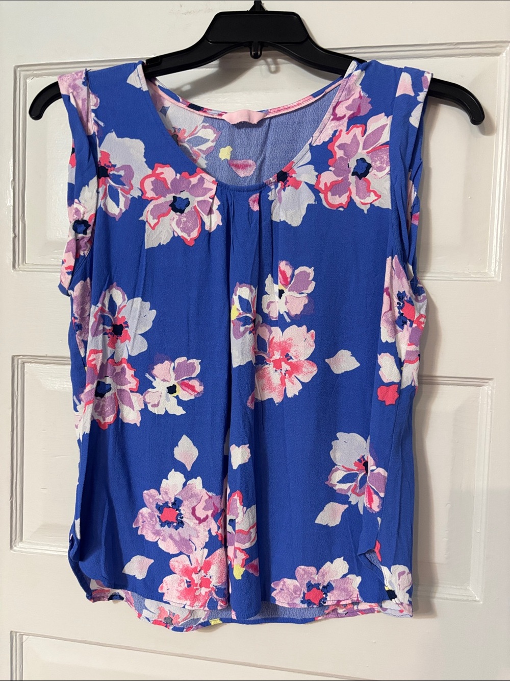 Joules Blue Floral Sleeveless Camisole